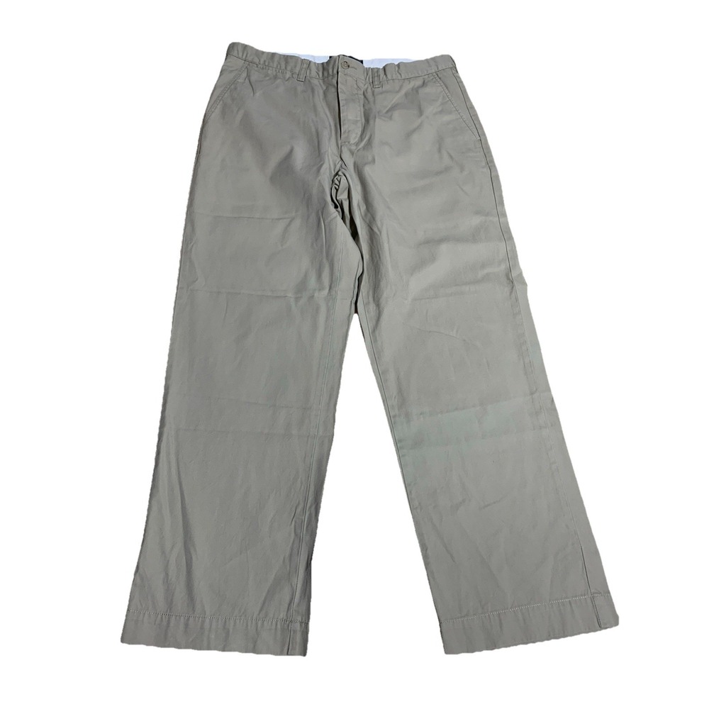 Polo Ralph Lauren Men Pants 34x30‎ Beige Cotton Preston Trousers Vintage